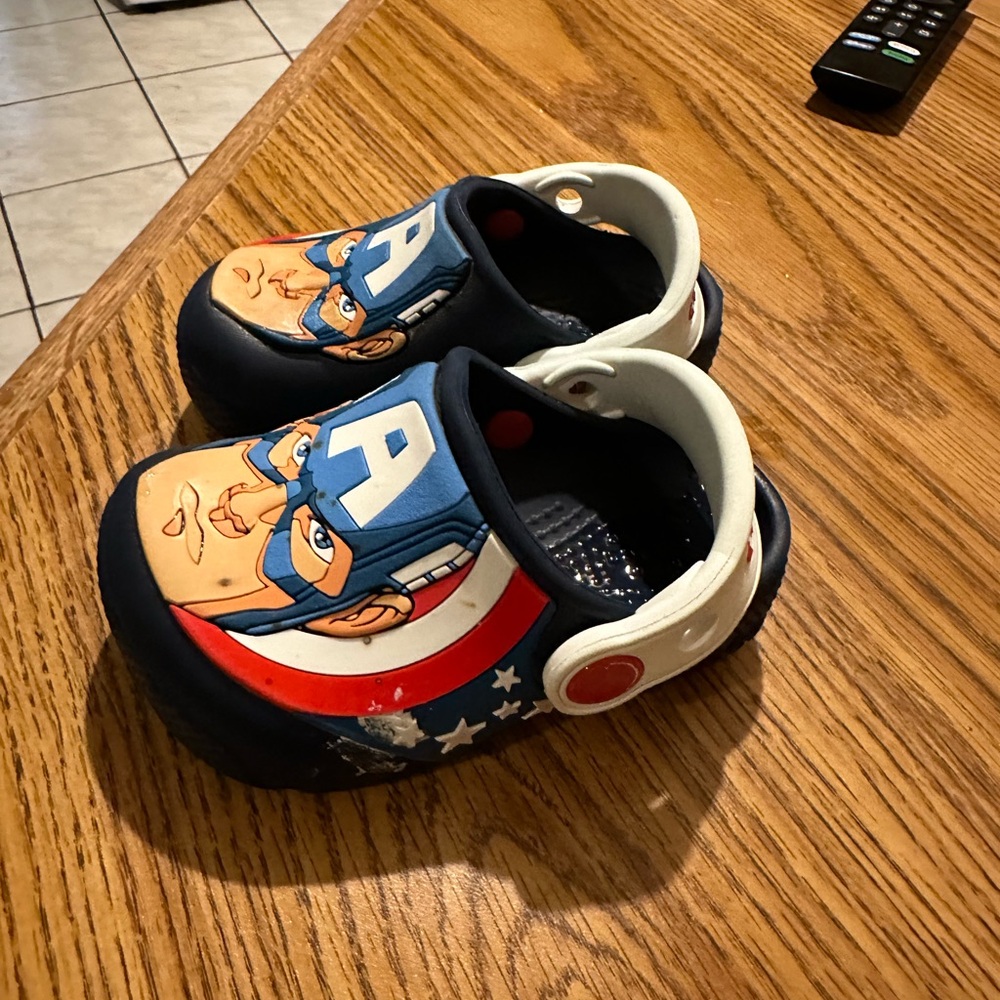 Captain America crocs